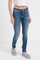 CALVIN KLEIN JEANS Alacsony derekú slim fit farmernadrág oldalhasítékokkal női