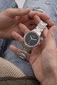 GUESS Кварцов часовник с един диамант Мъже
