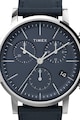 Timex Ceas cronograf cu o curea din piele Midtown - 40 MM Barbati
