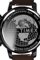 Timex Часовник Chicago с кожена каишка - 45 мм Мъже