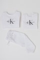 CALVIN KLEIN Комплект с органичен памук с лого - 3 части Момичета