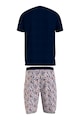 Tommy Hilfiger Къса пижама от органичен памук с лого Мъже
