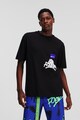 KARL LAGERFELD JEANS Тениска с фигурална шарка и лого Мъже