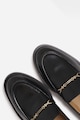 Bronx Pantofi loafer din piele cu detaliu metalic Femei