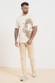 CALVIN KLEIN Тениска от органичен памук с фигурален принт Мъже