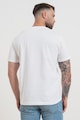 CALVIN KLEIN Тениска от органичен памук с шарка на гърдите Мъже