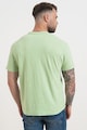 CALVIN KLEIN Тениска с органичен памук и лен с овално деколте Мъже