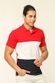 Red, White and Blue Памучна тениска Jamie с яка Мъже