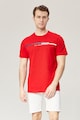 Red, White and Blue Памучна тениска Monty с овално деколте Мъже