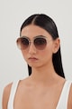 Gucci Овални слънчеви очила с градиента Жени