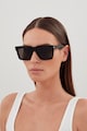 Saint Laurent Унисекс уголемени слънчеви очила с квадратна форма Мъже
