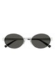 Saint Laurent Метални овални слънчеви очила Жени