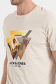Jack & Jones Tricou de bumbac cu imprimeu grafic si logo Barbati