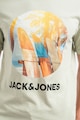 Jack & Jones Navin logós és mintás póló férfi