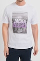 Jack & Jones Памучна тениска с овално деколте и щампа Мъже