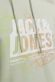 Jack & Jones Pamuttartalmú kapucnis pulóver logómintával férfi