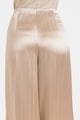 Stefanel Pantaloni cu croiala ampla de satin Femei