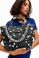 DESIGUAL Десенирана чанта за рамо New Splatter Valdivia Жени