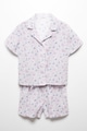 Mango Флорална памучна пижама Rain Момичета