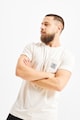 PORC Uniszex póló fényvisszaverő logós foltrátéttel férfi