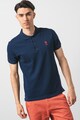 U.S. Polo Assn. U.S. Polo Assn, Памучна тениска по тялото с яка Мъже