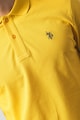 U.S. Polo Assn. U.S. Polo Assn, Слим памучна тениска с яка Мъже