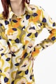 SILVY ROWSON Rochie-camasa de bumbac cu imprimeu floral Femei