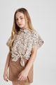 DeFacto Флорална риза с дизайн на възел и широки ръкави Момичета