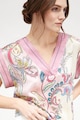 Motivi Флорална блуза с шпиц и широки ръкави Жени