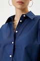 KOTON Памучна къса риза с контраст Жени