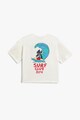 KOTON Памучна тениска с принт на Snoopy Момичета