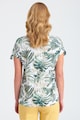 GreenPoint Блуза от модал и памук с къси ръкави Жени