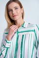 GreenPoint Csíkos ing hegyes gallérral női