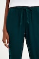GreenPoint Капри панталон с лен Жени