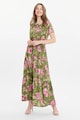 GreenPoint Rochie lunga cu model floral Femei