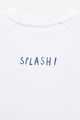 Mango Памучна тениска Splash с щампа Мъже