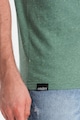 OMBRE Памучна тениска с овално деколте Мъже