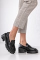 MUSK Pantofi loafer de piele ecologica cu toc masiv Femei