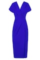 Alina Cernatescu V-nyakú redős dizájnú ruha női
