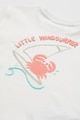 Mango Памучна тениска Crab с принт Момчета