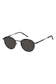 Tommy Hilfiger Kerek napszemüveg egyszínű lencsékkel férfi