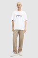 AllSaints Tricou din bumbac organic cu imprimeu logo Phang Barbati