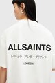 AllSaints Logós organikuspamut póló mintával a hátrészén női