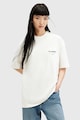 AllSaints Tricou din bumbac organic cu imprimeu logo pe partea din spate Femei