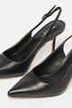 Tosca Blu Кожени обувки с ток стилето и отворена пета Жени