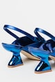 Tosca Blu Кожени обувки с отворена пета и котешки ток Жени