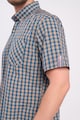 Lee Cooper Памучна риза с къси ръкави и класическа яка Мъже