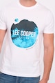 Lee Cooper Tricou cu imprimeu grafic si decolteu la baza gatului Barbati