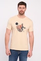 KVL by KENVELO Тениска от памук с шарка Мъже