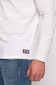 Lee Cooper Pamut bluz nyakkivagassal a nyak toveben es logonyomattal, feher32`4 férfi